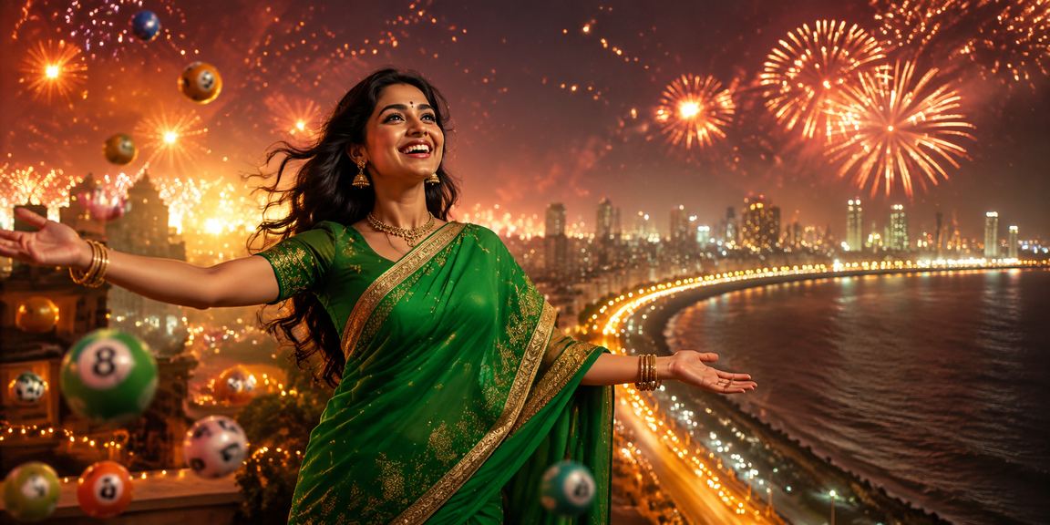 Mumbai Marine Drive lottery and slot machines in vibrant sarees